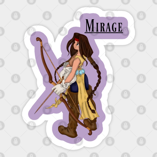 Mirage Tactics Sticker by GingerCatGirlPrime 